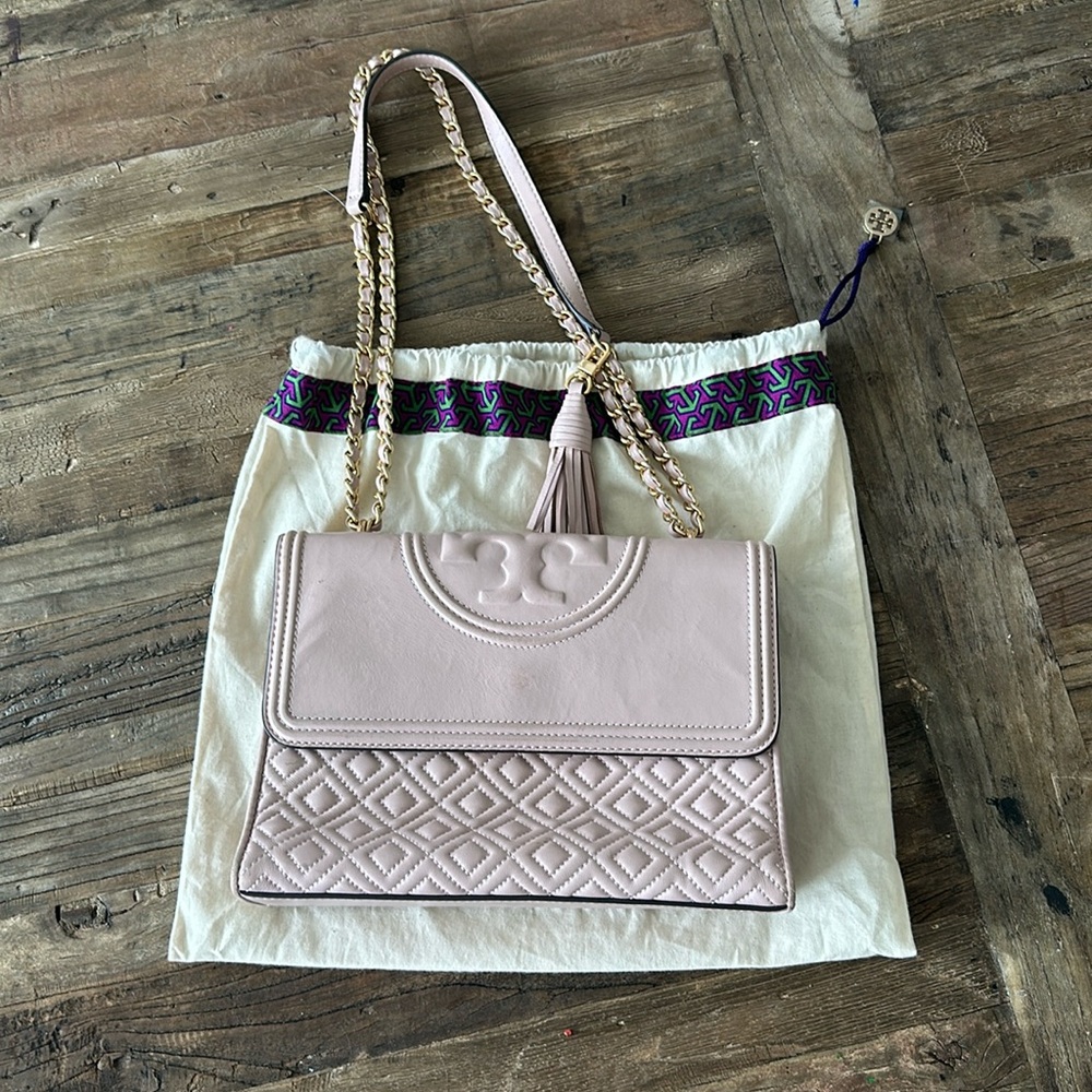 Tory Burch pink Carter bag